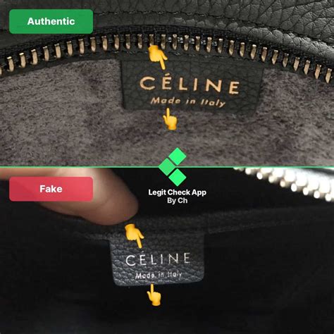 celine bag authentic vs fake|how to verify celine bags.